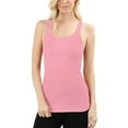 thumbnail image 6 of KOGMO Womens Basic Cotton Ribbed Knit Racerback Tank Top 3-Pack (S-XL), 6 of 8