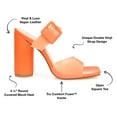 thumbnail image 6 of Journee Collection Womens Luca Tru Comfort Foam Open Square Toe Block Heel Sandals, 6 of 6