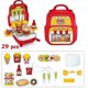 thumbnail image 1 of Infants Simulation Toolbox Educational Baby Toys Toddlers Play House Suitcase Unisex Children Repairing Tools Backpack Box Set, 1 of 4