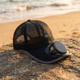 thumbnail image 5 of Solar Fan Baseball Cap, Breathable Mesh Sun Hat With Solar Fan, Outdoor Cooling Headwear, UV Protection Cap for Fishing Gardening Hiking Camping Outdoor Activity, 5 of 6