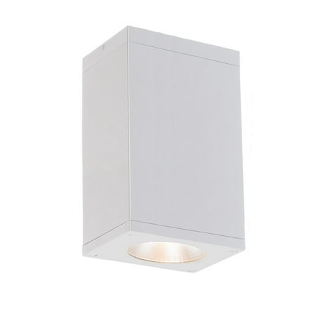 

Wac Lighting Dc-Cd06-N Cube Architectural 10 Tall Led Outdoor Flush Mount Ceiling Fixture