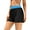 Blue-Black, variant on Charmo Womens Elastic Waist Swim Shorts High Waisted Tummy Control Swimming Shorts