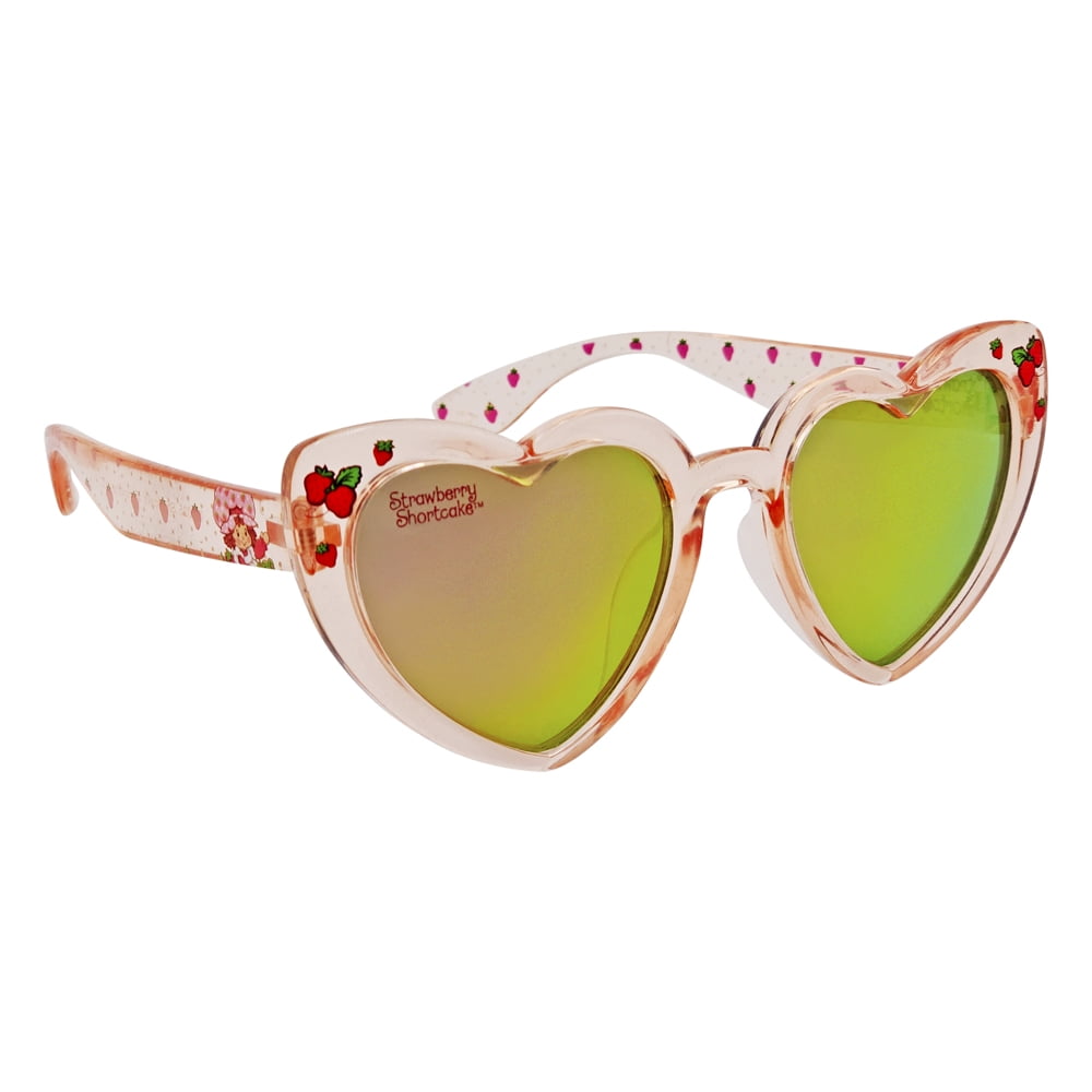 Kids Arkaid Strawberry Shortcake Pink Heart Frame Sunglasses