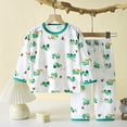 thumbnail image 2 of Baby Boy Clothes Boys 2 Piece Set Cotton Outfits Toddler Lounge Set Fall Winter Outfits Long Sleeve Tops 3M-13T, 2 of 3