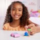 thumbnail image 2 of Barbie Mini BarbieLand Doll & Toy Vehicle Set, 1.5-inch Doll & Beach Convertible with Color-Change, Plus Beach Accessory, 2 of 5
