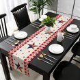 thumbnail image 2 of 4th of July Linen Table Runner Independence Day Table rations Memorial Day Star Table Runners Holiday Party Table r, 2 of 6