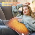 thumbnail image 2 of Coussin de Massage chauffant électrique 58x29cm tapis chauffant pour le dos Abdomen soulagement de la douleur du corps couverture chauffante d'hiver, 2 of 5