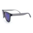 thumbnail image 4 of SA106 Polarized Sport Sunglasses for Men UV400 Lightweight Matte Plastic Slate Frame - Green Mirror, 4 of 6