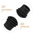 thumbnail image 3 of FRCOLOR Rubber Steam Wand Guard For Coffee Machines Heat Resistant Prevents Burns Insulation Sleeve, 3 of 7