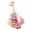 G, variant on Spring Summer Pastoral Style Lace Trim Sunflower Dress, Elegant Floral Outfit Matching Perfectly with 23 inch Oversized Porch Goose Figurine