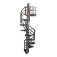 thumbnail image 3 of arctrm 1/64 Scale Staircase Model Decorative Diorama Scene Model Furniture Attic Ladder, 3 of 9