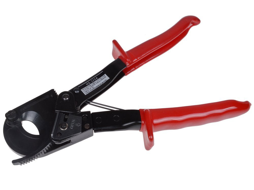 Wire Cutting Hand Tool for Copper Cable Cutting Electrical Wire Aluminum Cable Ratcheting Cable Cutter Rachet Cutters Manual Heavy Duty Wire Cutter 
