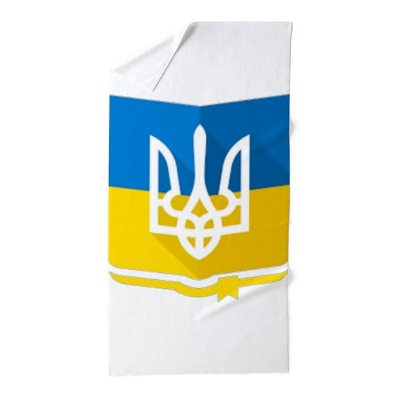 CafePress - Bendera Ukraina - Large Beach Towel, Soft 30"x60" Towel with Unique Design