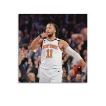 Jalen Brunson Canvas Poster Wall Art Poster Scroll Canvas Painting Picture Living Room Decor Home 28x28inch(70x70cm)