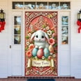 thumbnail image 4 of Aooww Easter Door Curtain with Large Holiday Scene for Room Divider and Garden Wall Decoration,W, 4 of 6