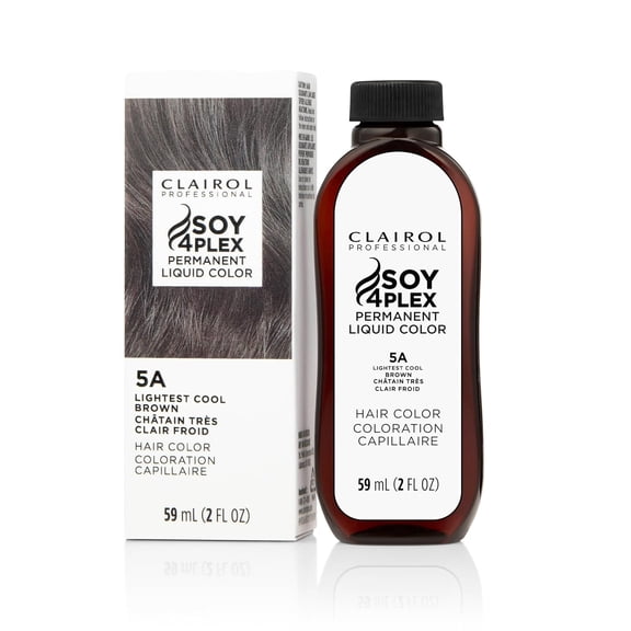 Clairol Professional Soy4plex 5A/94DN Lightest Cool Brown Permanent Hair Color, 2 Oz