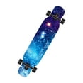 thumbnail image 1 of koolsoo Complete Skateboard Longboard Standard Skate Boards for Teens Kids Beginners Sky, 1 of 9