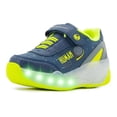 thumbnail image 4 of Tenis Patín Retráctil Luces Impacto Bubble Gummers 17-23 azul marino 20, 4 of 8