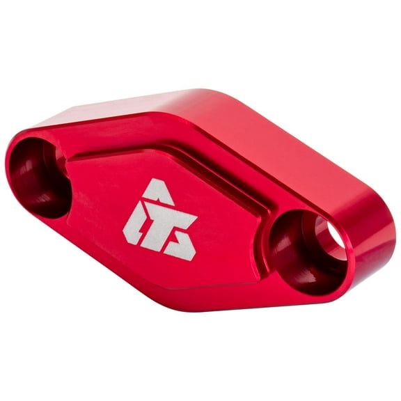 Tusk Parking Brake Block Off Plate Red For Kawasaki MOJAVE 250 1987-2005