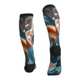 thumbnail image 2 of Bixox Cute Koi Fish Serenity Print Compression Socks,Compression Socks Women & Men Circulation for Medical,Running,Athletic, 2 of 7
