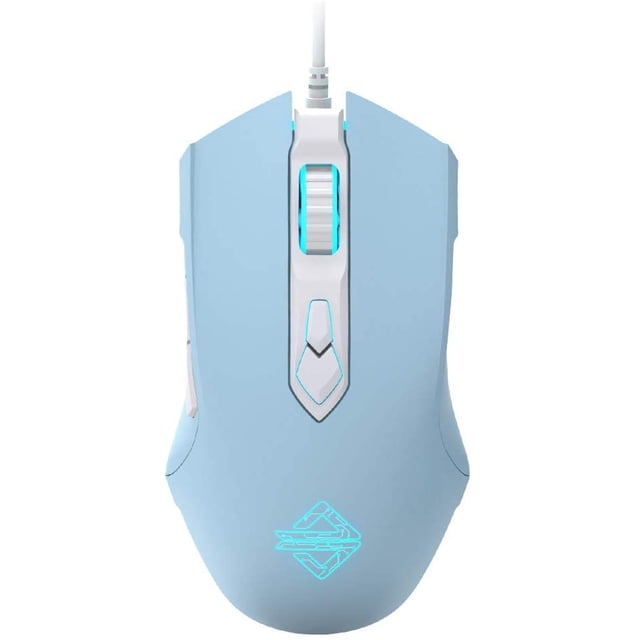 Souris de Jeu RGB, Programmable 7 Boutons, Souris de Jeu Ergonomique Rétroéclairée par LED pour Ordinateur Portable, Adaptée pour Système d'Exploitation Windows Mac Linux