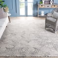thumbnail image 2 of SAFAVIEH Jardin Thaddeus Leaves Area Rug, Ivory/Gray, 8' x 10', 2 of 8