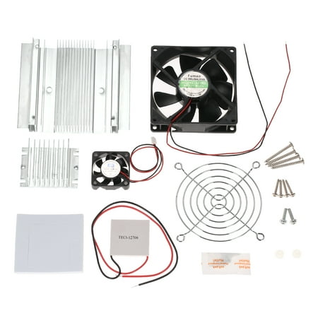 DIY Thermoelectric Peltier Refrigeration Cooling System Kit Semiconductor Cooler Conduction Module + Radiator + Cooling Fan +