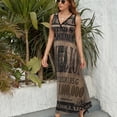 thumbnail image 6 of 1 Million Dollar Bill Sleeveless Dress Dresses Women Summer Evening Dresses Ladies Bohemia Long Dresses, 6 of 9