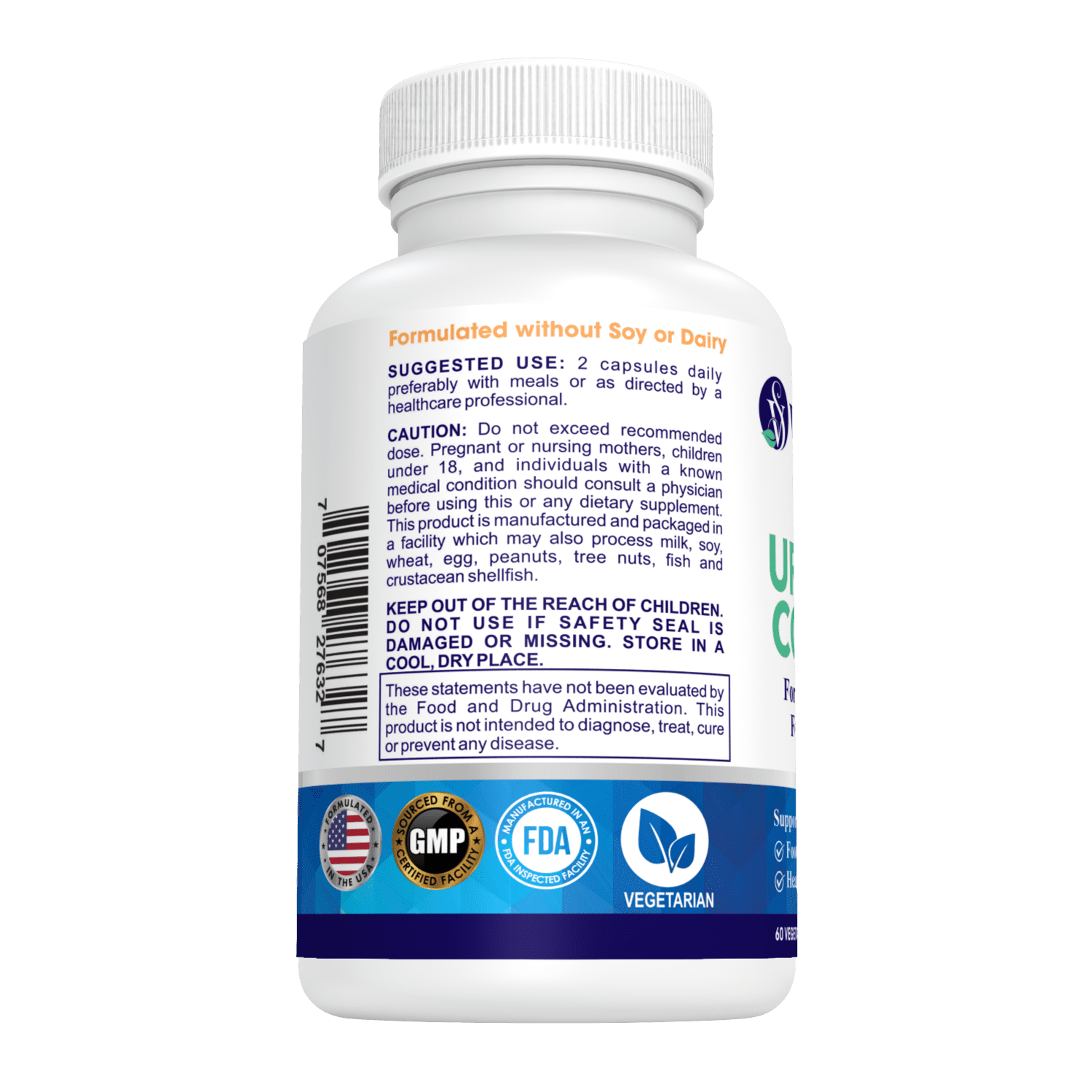 Uric Acid Cleanse for Men & Women | Immediate Relief | Pure Tart Cherry, Milk Thistle, Devils Claw, Chanca Piedra, Turmeric, Pomegranate | Cleanse & Detox | Vegan | 60 Veg Capsules | Made in USA