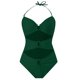 thumbnail image 3 of WILLBEST Traje de Baño Completo Mujer 2025 Nuevo Traje de Baño Color Sólido Cuello Halter U Hebilla Bikini de Mujer, 3 of 4