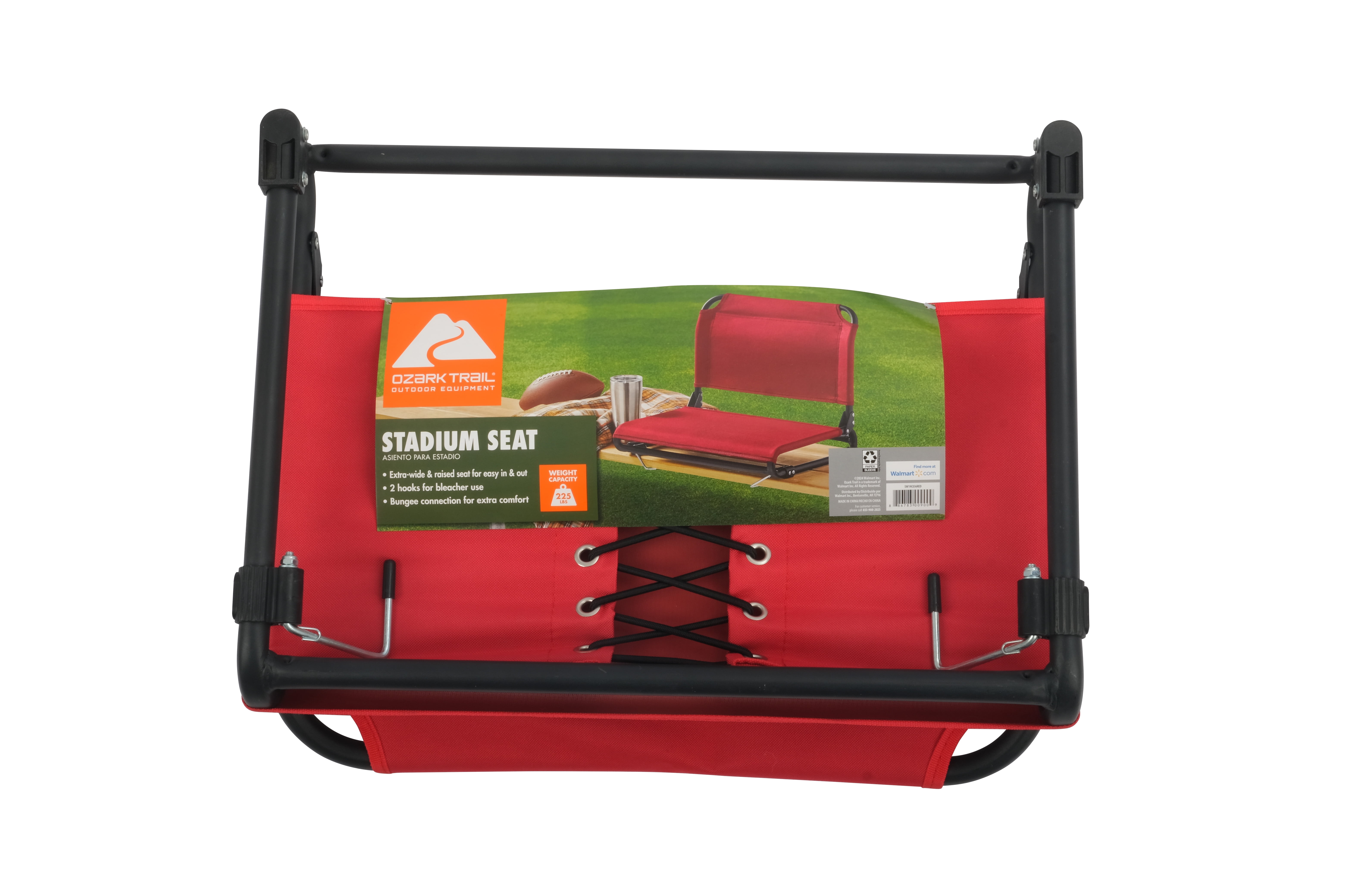 Ozark Trail Stadium Seat, Red