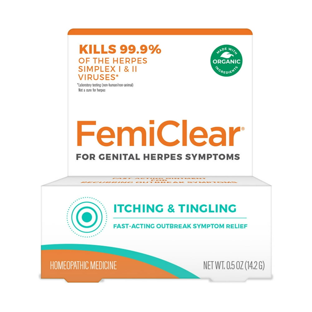 FemiClear for Genital Herpes Symptoms Itching & Tingling Symptom