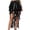 Black, variant on Women's High Waist Mesh Y2K Skirt Gothic Irregular Layered Skirts Club Rave Cute Mini Skirts (Black, One Size)