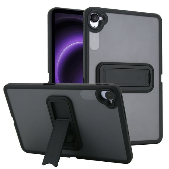 DWaybox Case for Xiaomi Redmi K Pad 8.8 inch 2025, Slim Hybrid Protective Cover, Shock-Absorbing TPU Bumper Frosted Clear PC Back, Anti-Scratch Matte Finish & Kickstand -Black