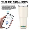 thumbnail image 3 of KBOD Vaso Térmico 900 ML Bocina Negro Bocina Bluetooth Desmontable y Recargable, 3 of 7