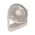 thumbnail image 4 of Ventilador de escritorio USB para colgar en la pared, 3 en 1, 4 velocidades, ángulo amplio de 270°, desmontable, portátil, multifuncional, gris, 4 of 14