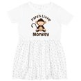 thumbnail image 3 of Inktastic Papas Little Monkey Boys Funny Girls Toddler Dress, 3 of 5