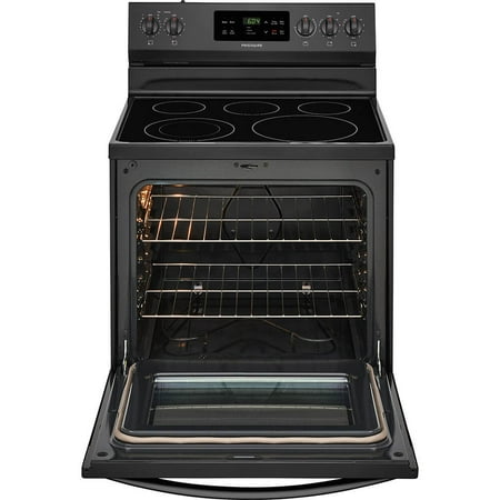 Frigidaire - Self-Cleaning Freestanding Electric Range - Black