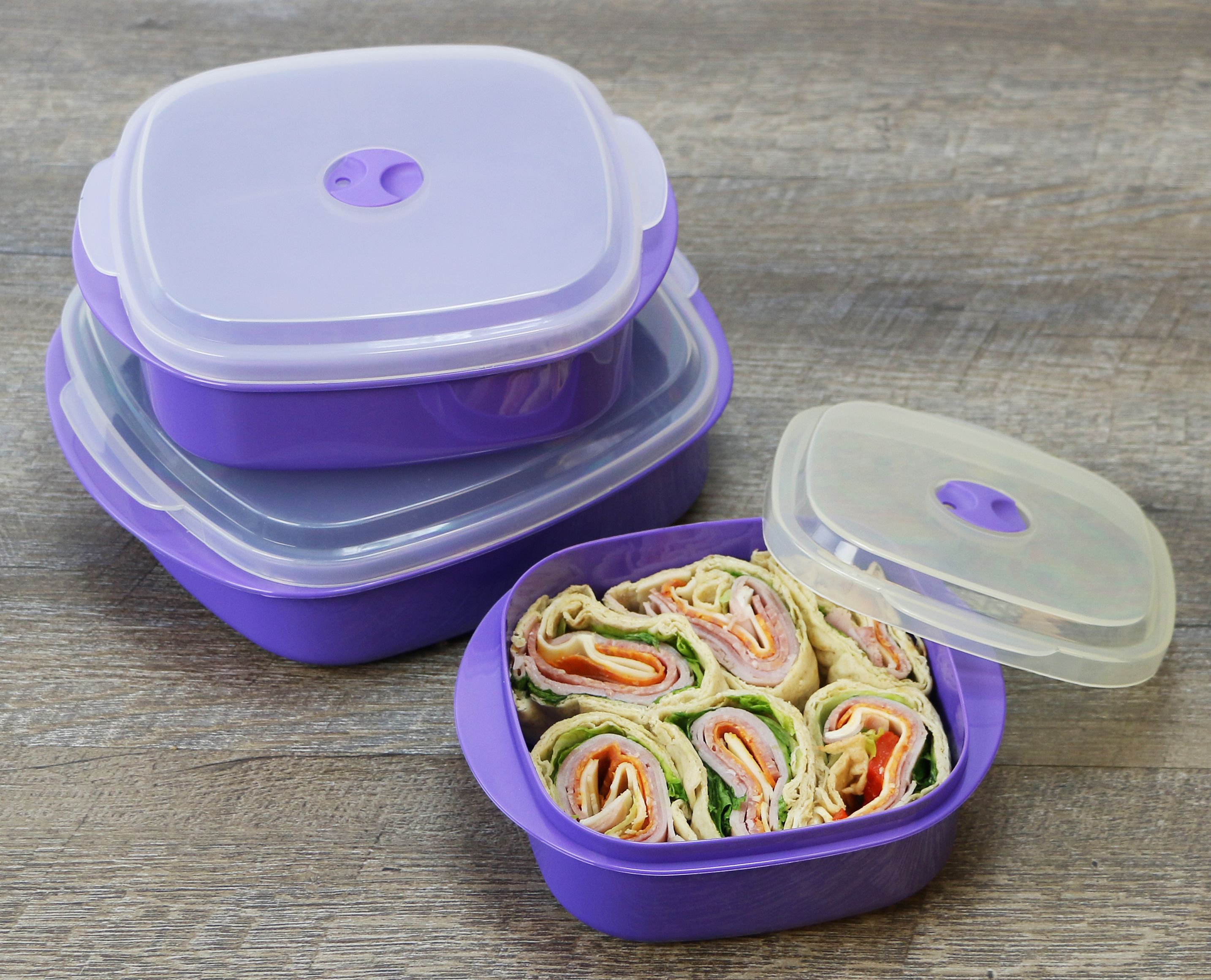 Calypso Basics, Microwave Cookware/ Storage Set, Purple - image 2 of 4