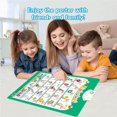 thumbnail image 1 of pitrice English Preschool Poster Numbers Sound Interactive PVC Wall Chart Smooth Early Educational Toy, 1 of 5