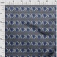 thumbnail image 2 of oneOone Viscose Chiffon Fabric Leaves & Floral Block Decor Fabric Printed BTY 42 Inch Wide, 2 of 4
