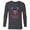 Charcoal Heather, variant on Disney Lilo & Stitch Tropical Birthday Crew Party Matching - Long Sleeve T-Shirt for Men - Customized-White