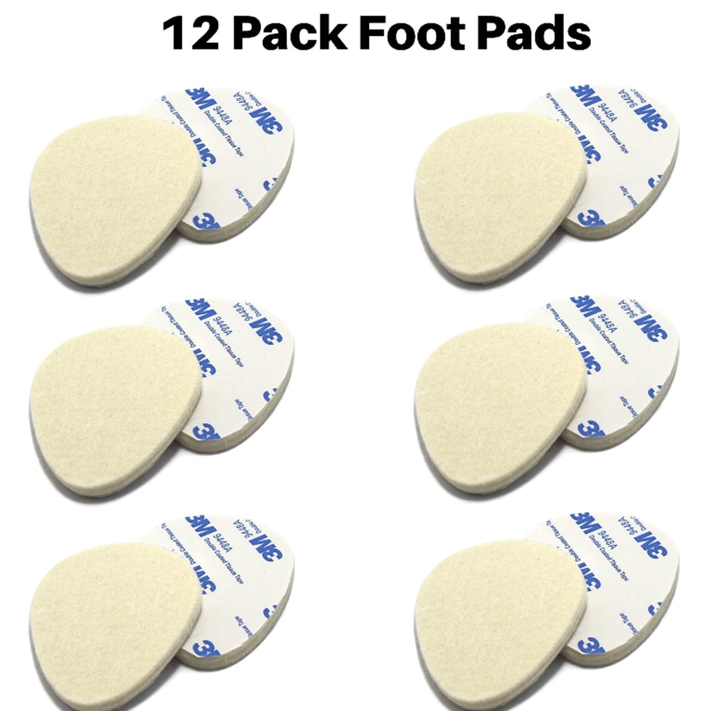 1/4" Thick Reusable Breathable Ball of Foot Cushions, 6/12 Pairs Felt
