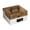 White Coffee, variant on KLKCMS Seal Storage Box Lightweight Portable Holder for Financial Seals Home Office Black Red