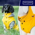 Hugo & Hudson Dog Raincoat Waterproof & Windproof Yellow XS30