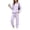 Light Purple#70829BB, variant on Garbnen Fleece Sweatsuits 2pcs Sets Womens Solid Hoodie Jogger Pants Set Warm Plush Matching Sweat Sets Women Clothing Sky Blue M