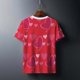 thumbnail image 4 of Xuyuer Valentine's Day Women's Tshirts Holiday Party Funny Costume 3D Print Funny Tuxedo Graphic T-Shirt Novelty Short Sleeve Crewneck Shirt Circus Costume Showman T-Shir, 4 of 9