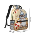 thumbnail image 2 of Uemuo Hello Summer Cute Gnome Printed Student Durable Water-resistant Backpack,Travel Backpack,Outdoor Activities Backpack, Laptop Backpack, Multi-compartment Backpack, 2 of 5