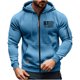 thumbnail image 5 of Ceisia Men's Outdoor Sports Jacket Hooded Long Sleeve Summer Loose Fit with Pockets Gift, 5 of 6