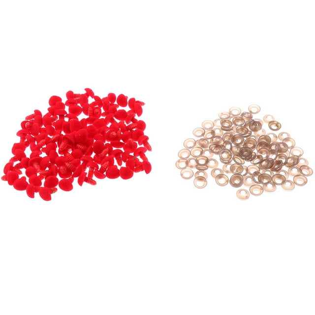 Marioneta Triangular de Seguridad Hugo 100 Piezas para Oso de Peluche DIY rojo